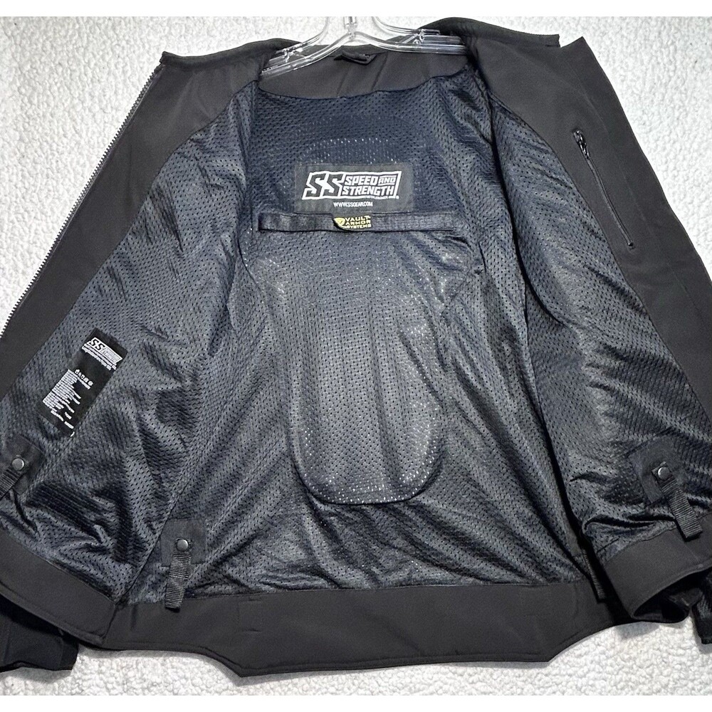 Speed & Strength Midnight Express Mesh Armored Motorcycle Riding Jacket 3XL